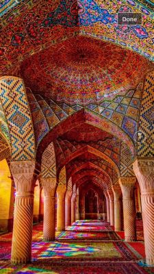   Nasir ol-Mulk Mosque: En lysande mosaik av färg och historia i Shiraz!